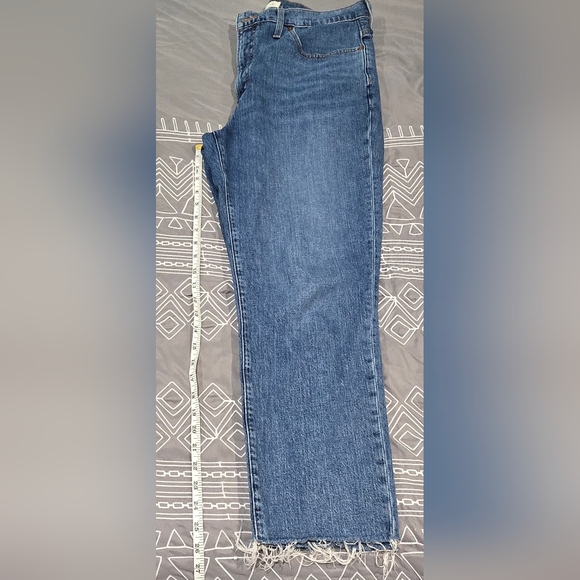 Madewell The Perfect Vintage High Waisted Straight Leg Jean Size 32 - Picture 3 of 8